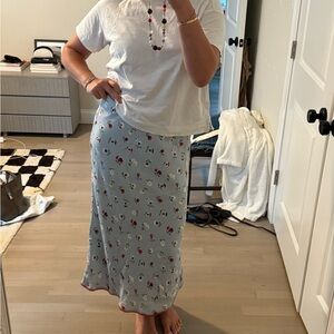 GAP Blue Maxi Slip Skirt for Casual Resort Wear